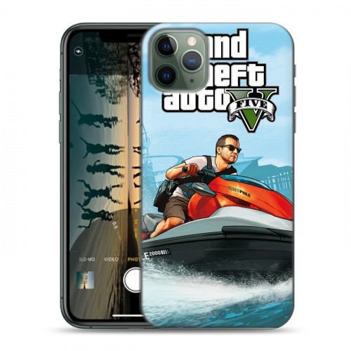 Дизайнерский пластиковый чехол для Iphone 11 Pro GTA