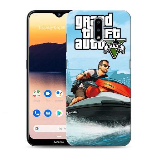 Дизайнерский пластиковый чехол для Nokia 2.3 GTA