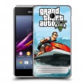 Дизайнерский силиконовый чехол для Sony Xperia E1 GTA