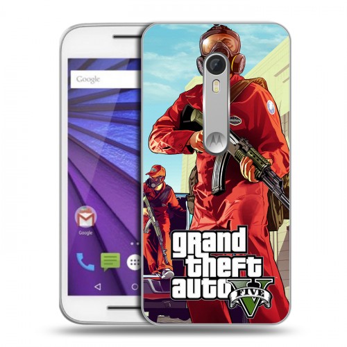 Дизайнерский пластиковый чехол для Lenovo Moto G GTA