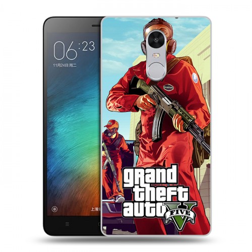 Дизайнерский силиконовый чехол для Xiaomi RedMi Pro GTA