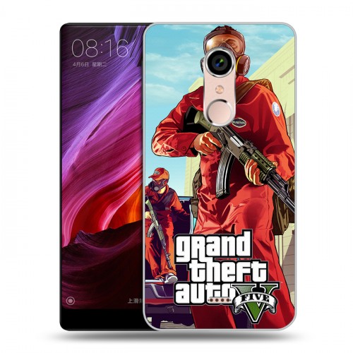 Дизайнерский силиконовый чехол для BQ Strike Selfie Max GTA