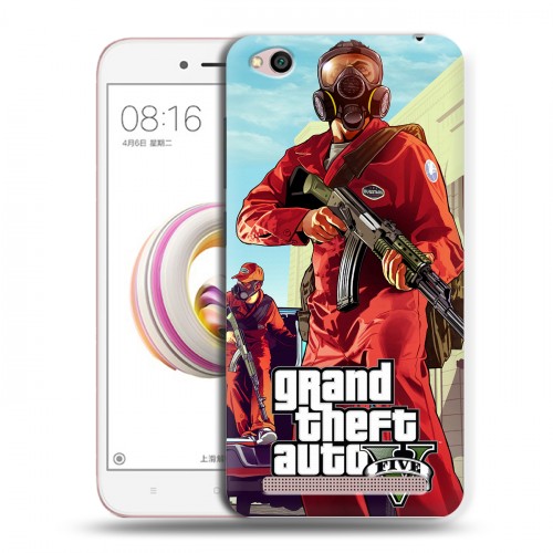 Дизайнерский пластиковый чехол для Xiaomi RedMi 5A GTA