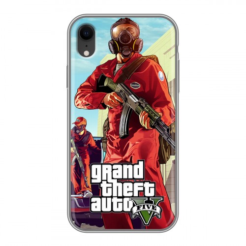 Дизайнерский силиконовый чехол для Iphone Xr GTA