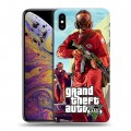 Дизайнерский силиконовый чехол для Iphone Xs Max GTA