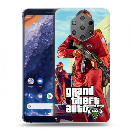 Дизайнерский силиконовый чехол для Nokia 9 PureView GTA