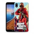 Дизайнерский силиконовый чехол для Xiaomi RedMi 7A GTA