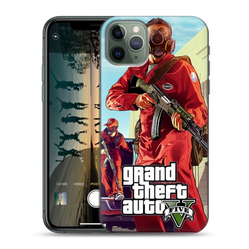 Дизайнерский пластиковый чехол для Iphone 11 Pro GTA