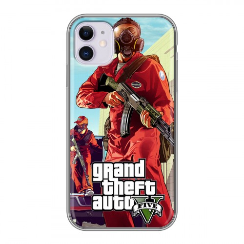 Дизайнерский силиконовый чехол для Iphone 11 GTA