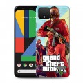 Дизайнерский пластиковый чехол для Google Pixel 4 GTA