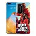 Дизайнерский пластиковый чехол для Huawei P40 Pro GTA