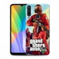 Дизайнерский пластиковый чехол для Huawei Y6p GTA