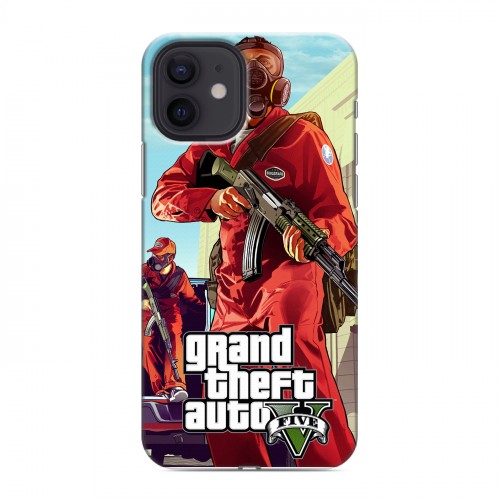 Дизайнерский силиконовый чехол для Iphone 12 GTA