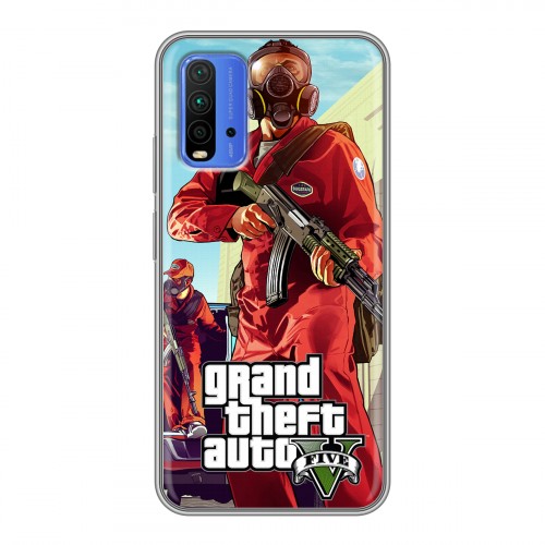 Дизайнерский силиконовый чехол для Xiaomi RedMi 9T GTA