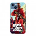 Дизайнерский силиконовый чехол для Iphone 13 GTA