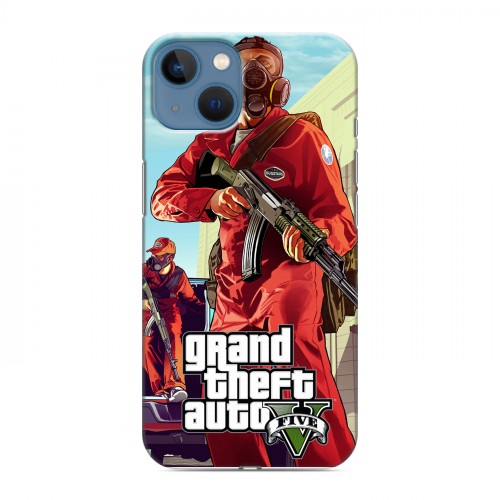 Дизайнерский силиконовый чехол для Iphone 13 GTA