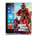 Дизайнерский пластиковый чехол для Microsoft Lumia 435 GTA