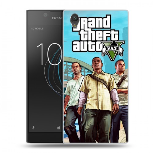 Дизайнерский пластиковый чехол для Sony Xperia L1 GTA