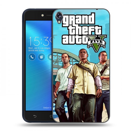 Дизайнерский силиконовый чехол для Asus ZenFone Live GTA