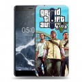 Дизайнерский пластиковый чехол для Nokia 5.1 GTA