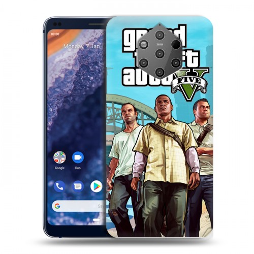 Дизайнерский силиконовый чехол для Nokia 9 PureView GTA