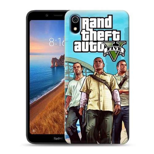 Дизайнерский силиконовый чехол для Xiaomi RedMi 7A GTA