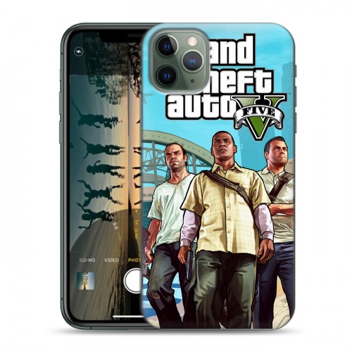 Дизайнерский пластиковый чехол для Iphone 11 Pro GTA