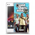 Дизайнерский пластиковый чехол для Sony Xperia L GTA