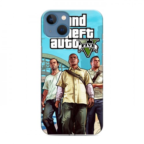 Дизайнерский силиконовый чехол для Iphone 13 GTA