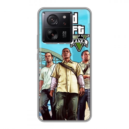 Дизайнерский силиконовый чехол для Xiaomi 13T GTA