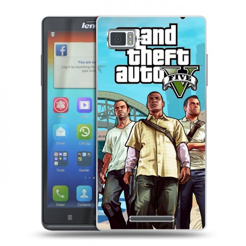 Дизайнерский пластиковый чехол для Lenovo Vibe Z GTA