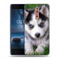 Дизайнерский пластиковый чехол для Nokia 8 Щенки