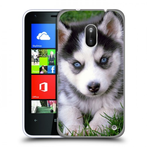 Дизайнерский пластиковый чехол для Nokia Lumia 620 Щенки