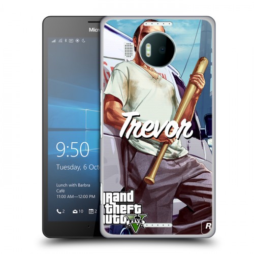 Дизайнерский пластиковый чехол для Microsoft Lumia 950 XL GTA