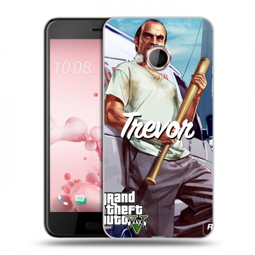 Дизайнерский силиконовый чехол для HTC U Play GTA