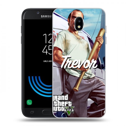 Дизайнерский пластиковый чехол для Samsung Galaxy J5 (2017) GTA