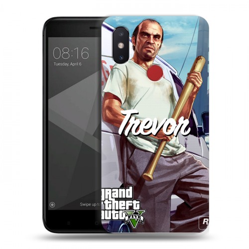 Дизайнерский пластиковый чехол для Xiaomi Mi8 SE GTA