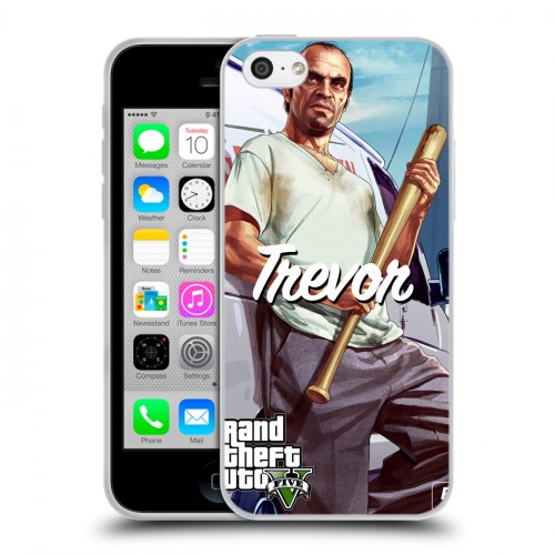 Дизайнерский пластиковый чехол для Iphone 5c GTA