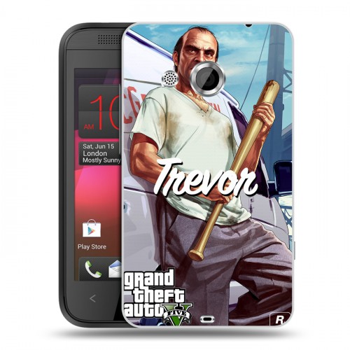 Дизайнерский пластиковый чехол для HTC Desire 200 GTA