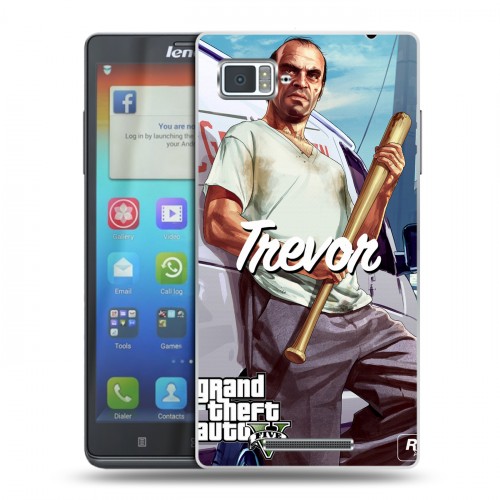 Дизайнерский пластиковый чехол для Lenovo Vibe Z GTA