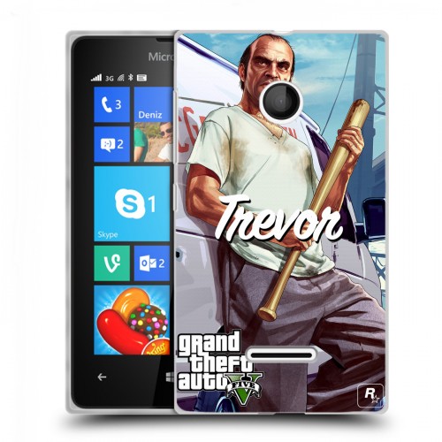 Дизайнерский пластиковый чехол для Microsoft Lumia 435 GTA