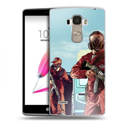 Дизайнерский пластиковый чехол для LG G4 Stylus GTA