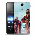 Дизайнерский пластиковый чехол для Sony Xperia TX GTA