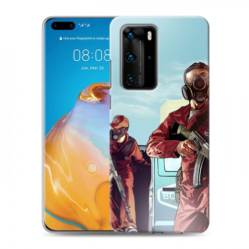 Дизайнерский пластиковый чехол для Huawei P40 Pro GTA