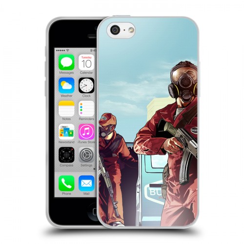 Дизайнерский пластиковый чехол для Iphone 5c GTA