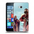 Дизайнерский пластиковый чехол для Microsoft Lumia 640 GTA