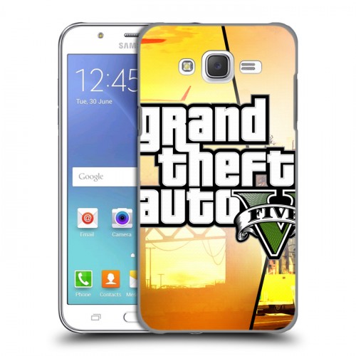 Дизайнерский пластиковый чехол для Samsung Galaxy J5 GTA