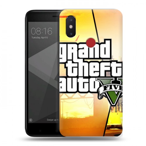 Дизайнерский пластиковый чехол для Xiaomi Mi8 SE GTA