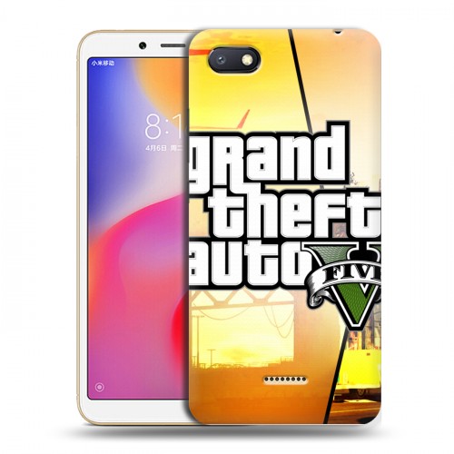 Дизайнерский пластиковый чехол для Xiaomi RedMi 6A GTA