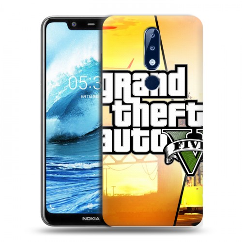 Дизайнерский силиконовый чехол для Nokia 5.1 Plus GTA